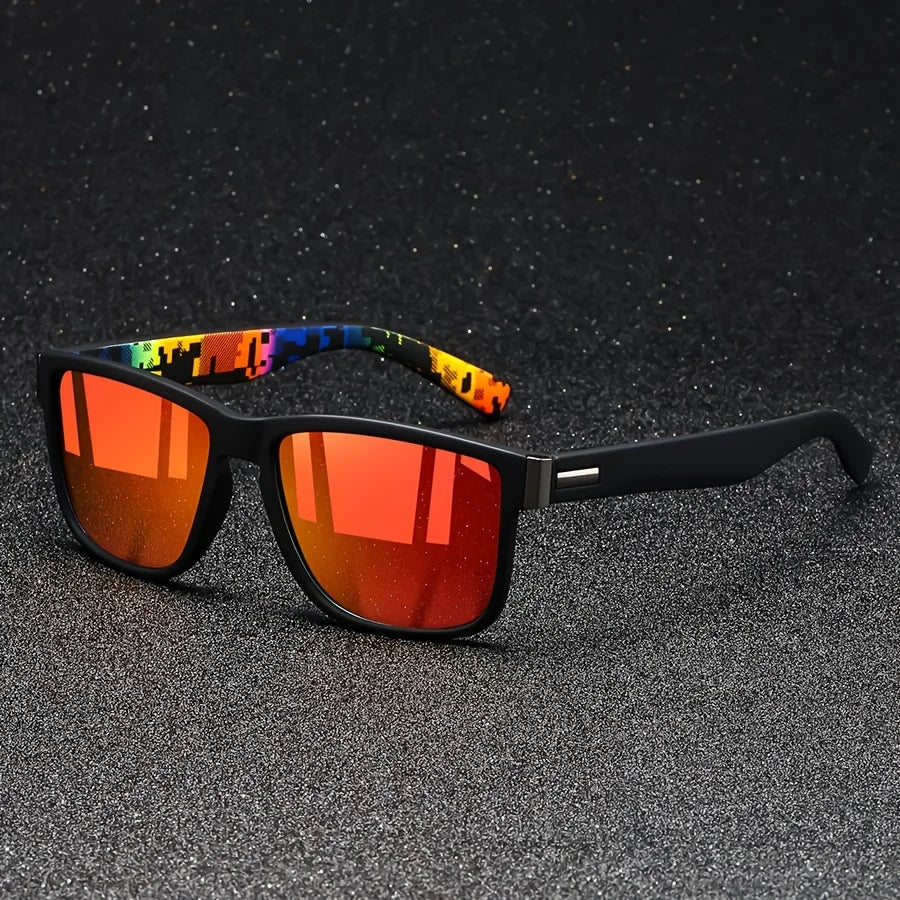 Vintage Square Polarized Sunglasses UV400 For Men And Women