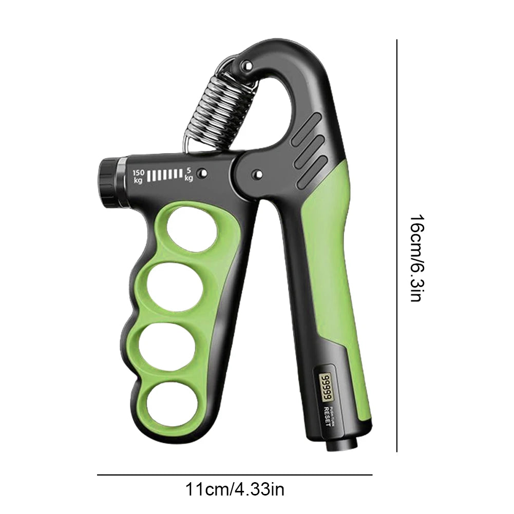 Hand Grip Strengthener 5-100Kg Adjustable Resistance With Counter