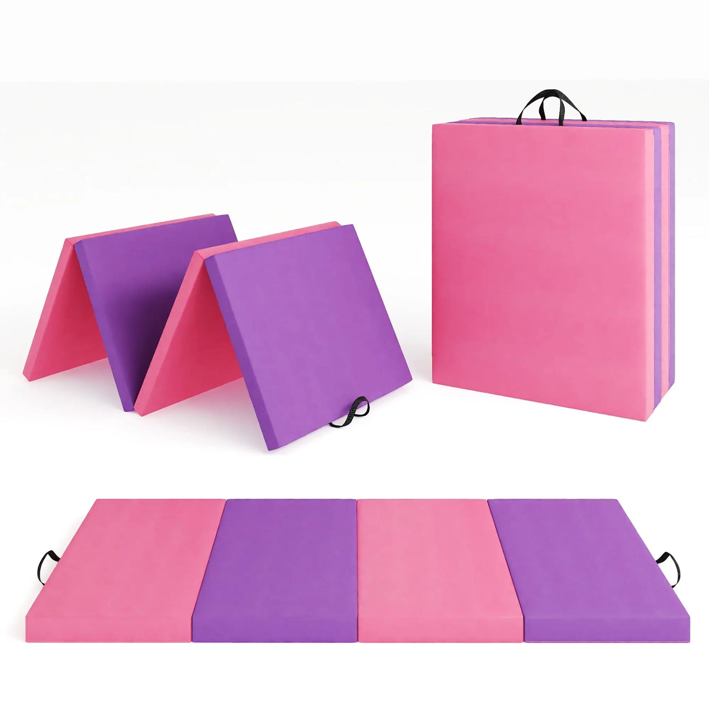 HiMISS Gymnastics Mat 4-5 Fold Cushions Home Yoga Pilates