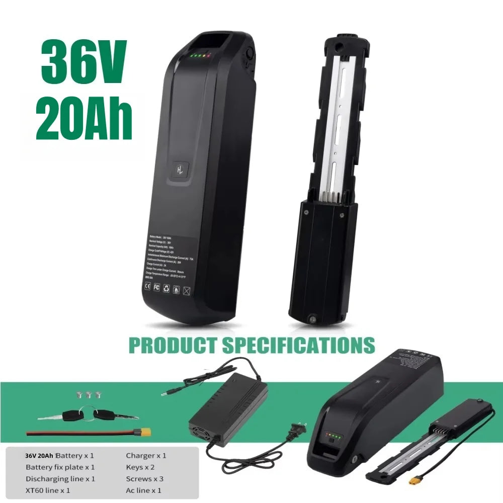 Cheterdoli Hailong Lithium Electric Bike Battery Pack for Long Range