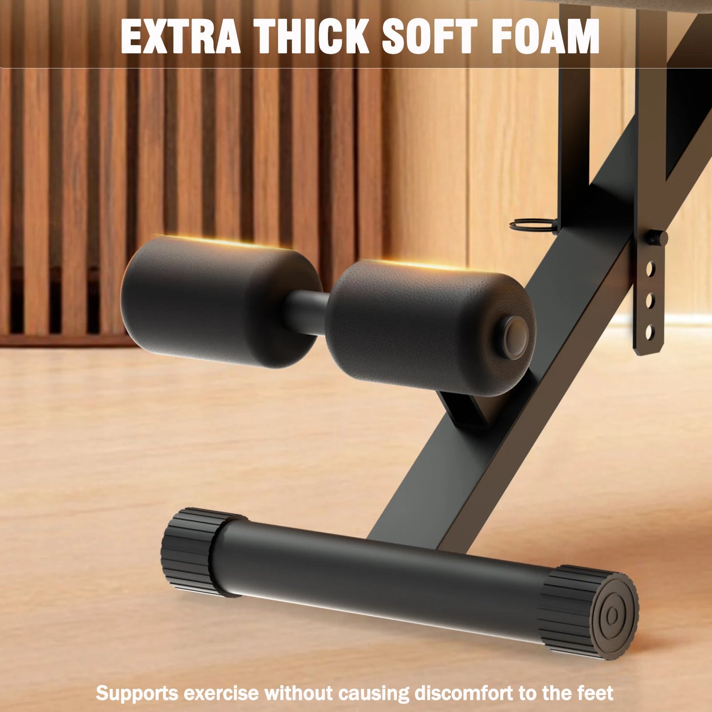 Multifunctional Adjustable Weight Bench For Full Body Workout Foldable