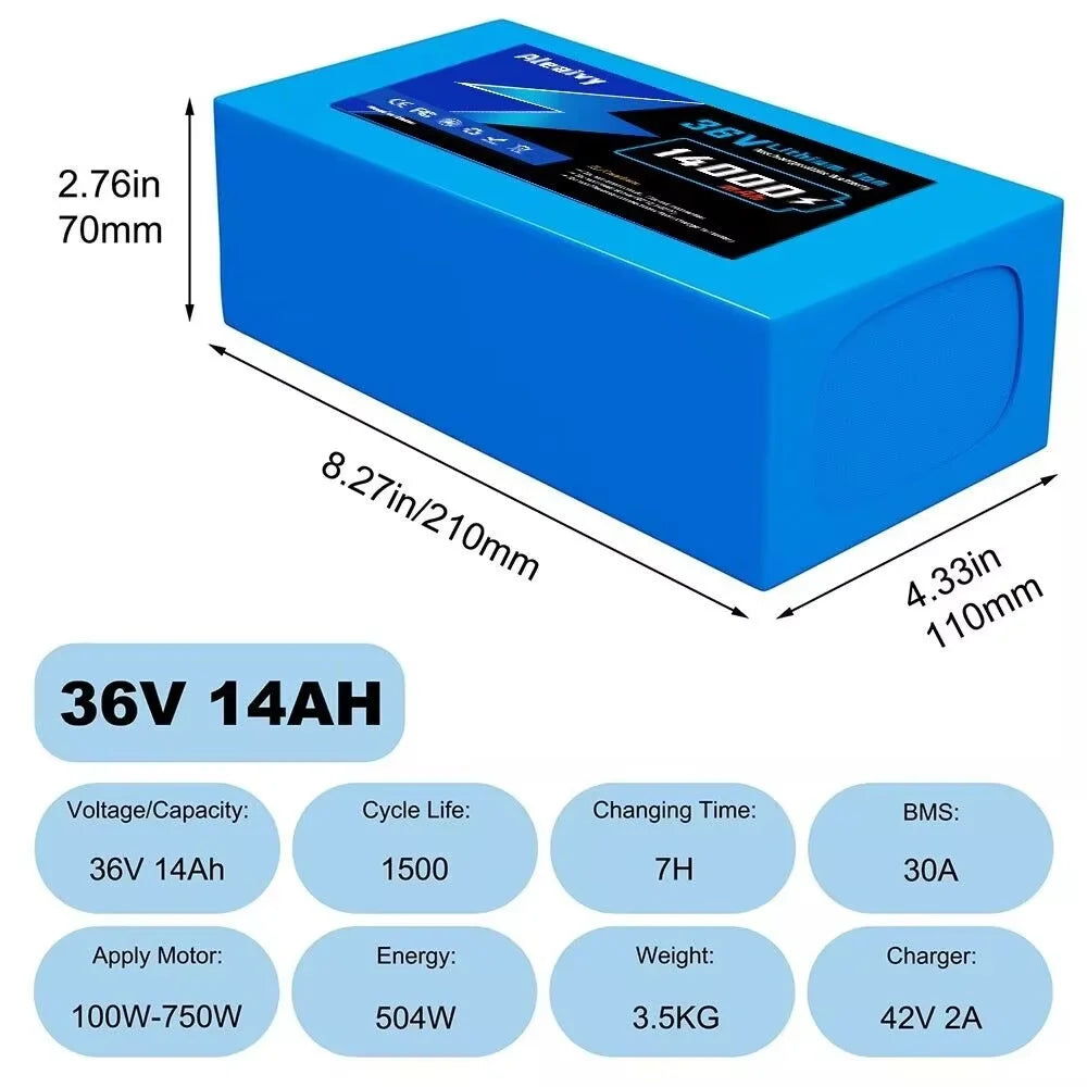 Cheterdoli Electric Bicycle Lithium Battery Pack With Charger