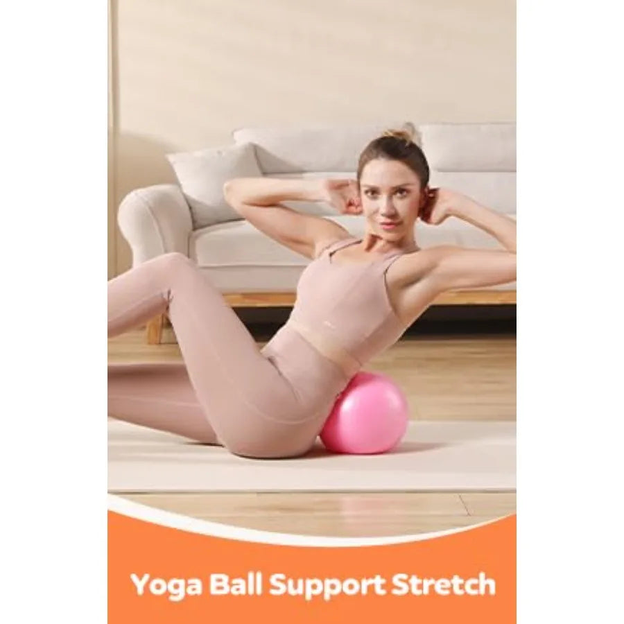 7-in-1 Pilates Workout Kit with Yoga Rings and Resistance Bands