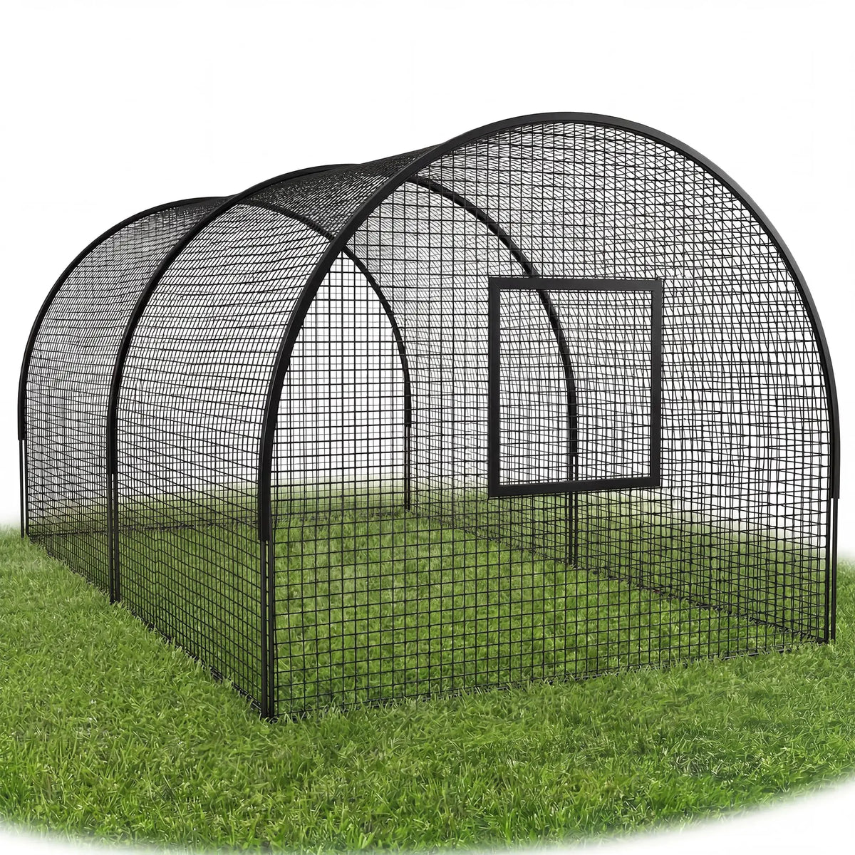 HiMISS Baseball Batting Cage With Frame And Net For Training