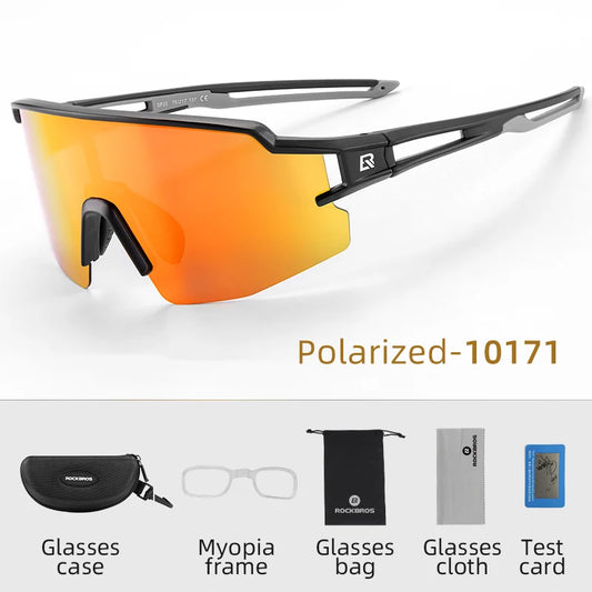 Rockbros Polarized Bike Glasses For Cycling Outdoor
