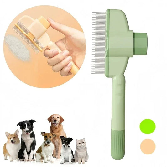 Pet Hair Remover Grooming Brush for Cats and Dogs Bathing