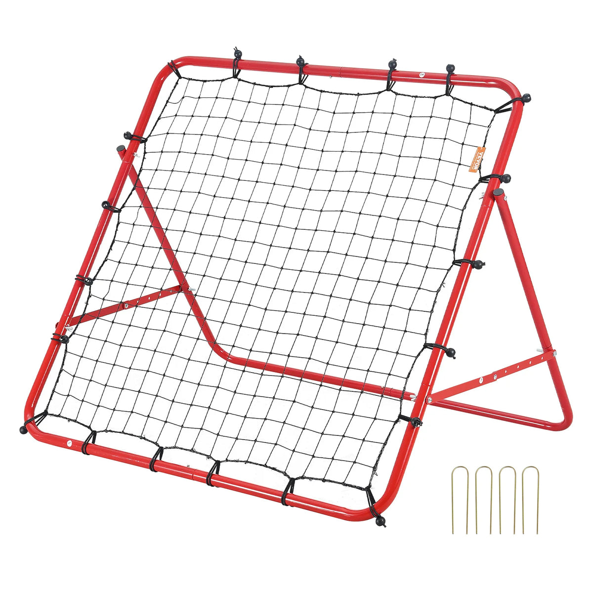 VEVOR Soccer Rebounder Net for Football Training with Adjustable Angles