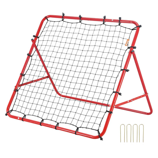 VEVOR Soccer Rebounder Net for Football Training with Adjustable Angles