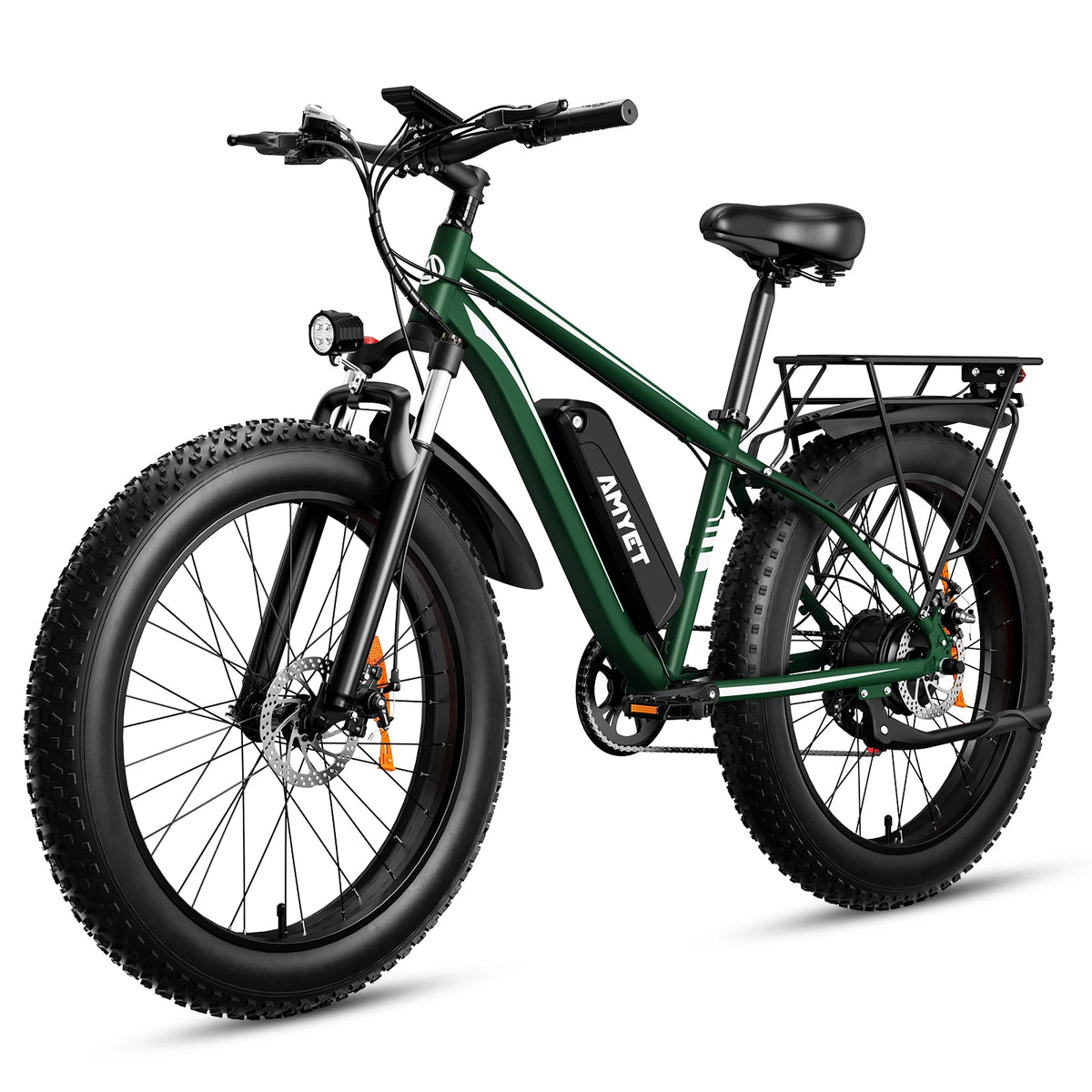 Amyet 1500W Electric Bike With Fat Tires And Dual Shock