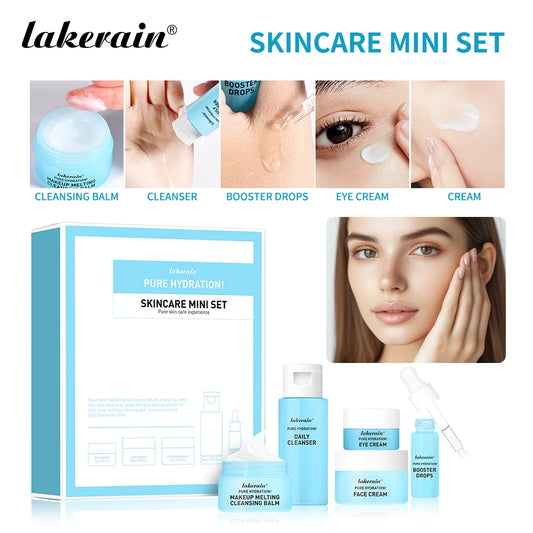 Ibcccndc 5-Piece Skincare Set Hydrate Brighten Firm Skin Kit