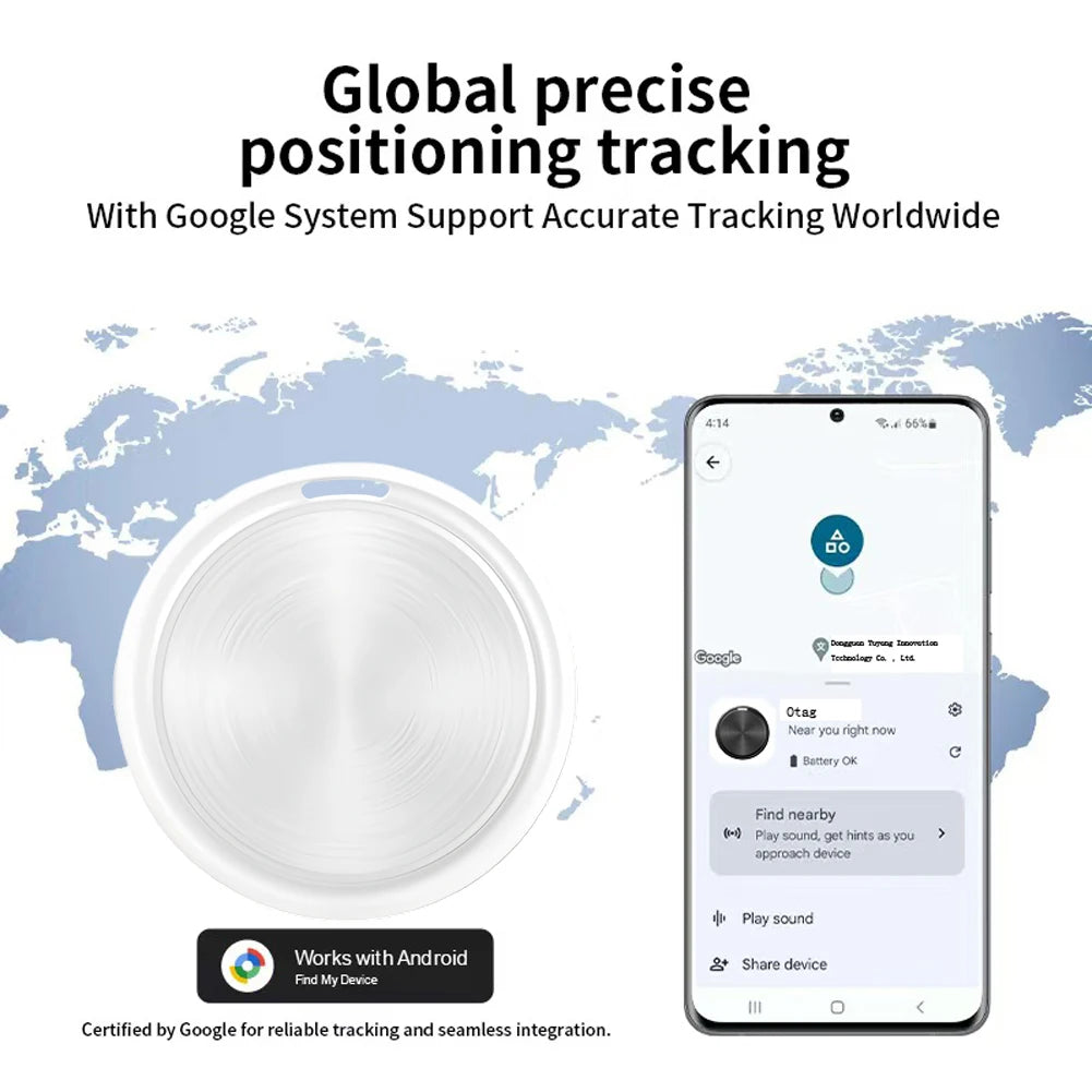 GPS Tracker Android Pet Locator Item Finder For Car Luggage