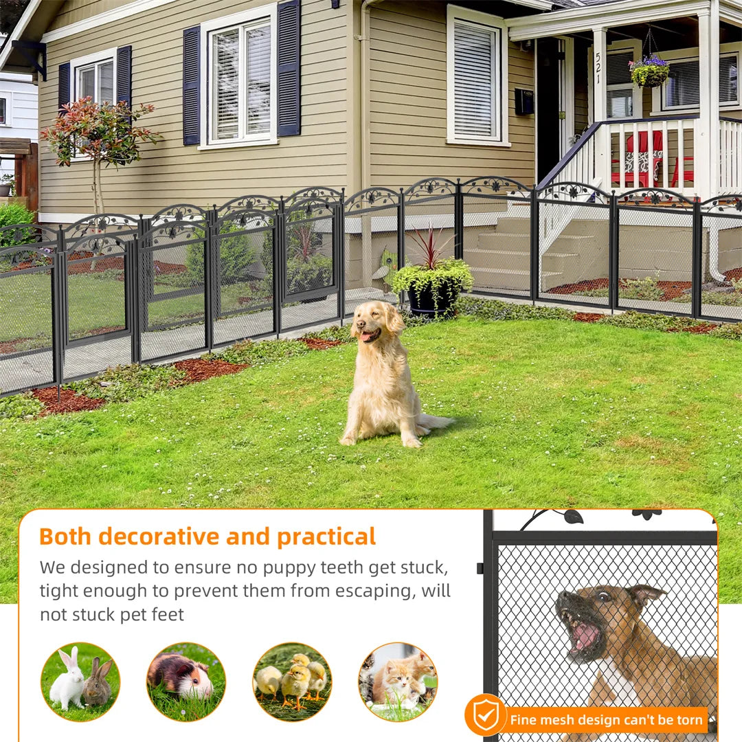 BINGOPAW Eight Panel Heavy Duty Dog Playpen With Waterproof Pad
