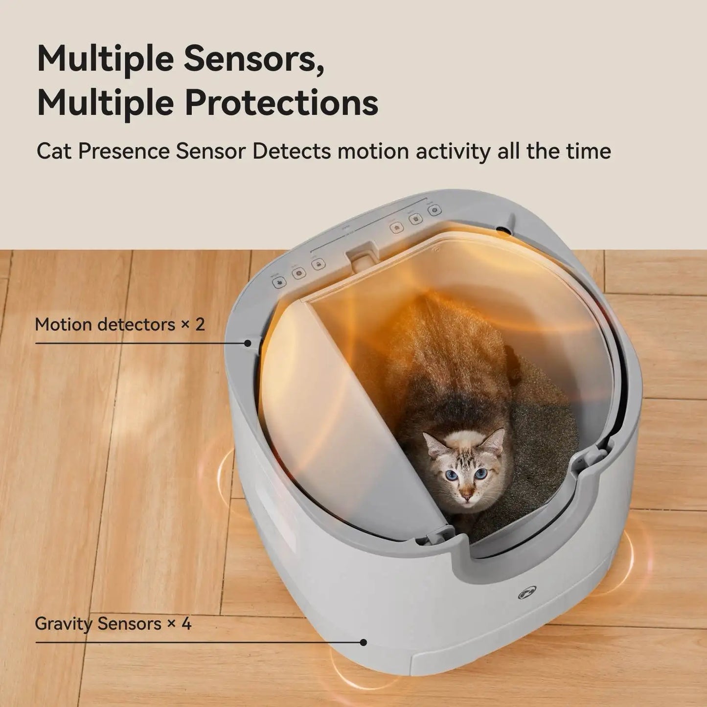 Furoomate Automatic Self Cleaning Cat Litter Box Smart