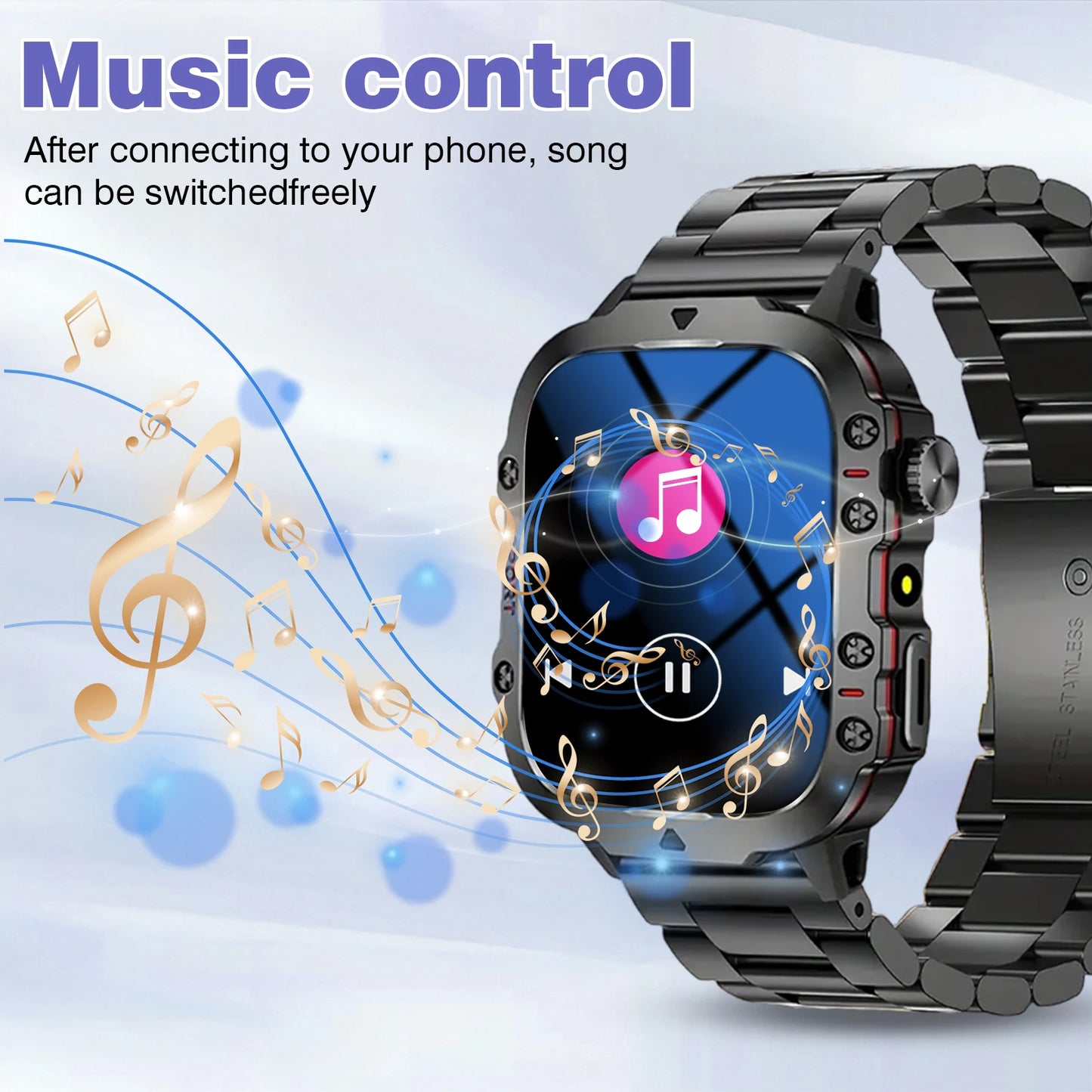 Odelettevcy Smart Watch With Bluetooth Calling And Message Alerts