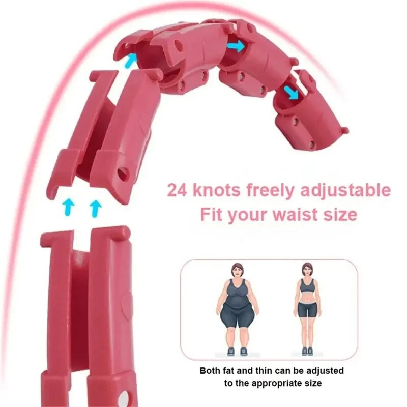 Weighted Hula Hoop for Adults With Detachable 24 Links