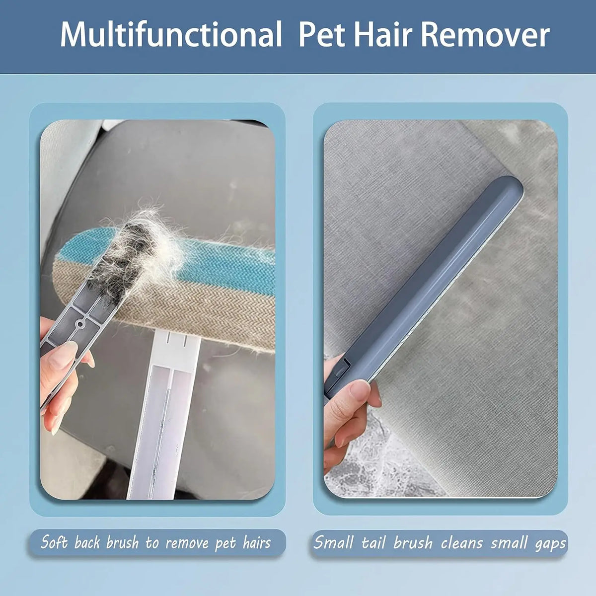 Pet Hair Removal Tool For Furniture, Cars And Carpets