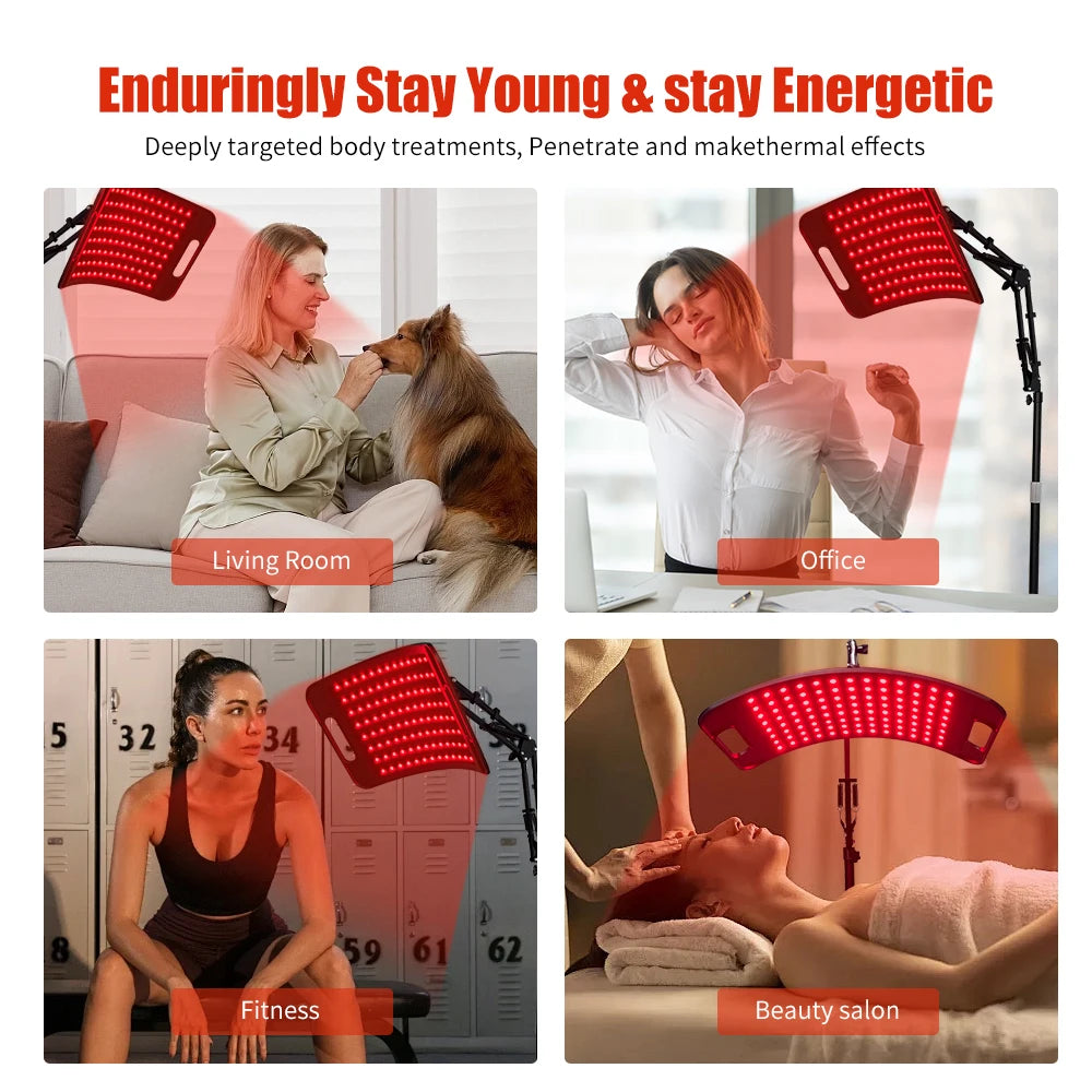 Red Light Therapy Panel For Face And Body 660nm 850nm
