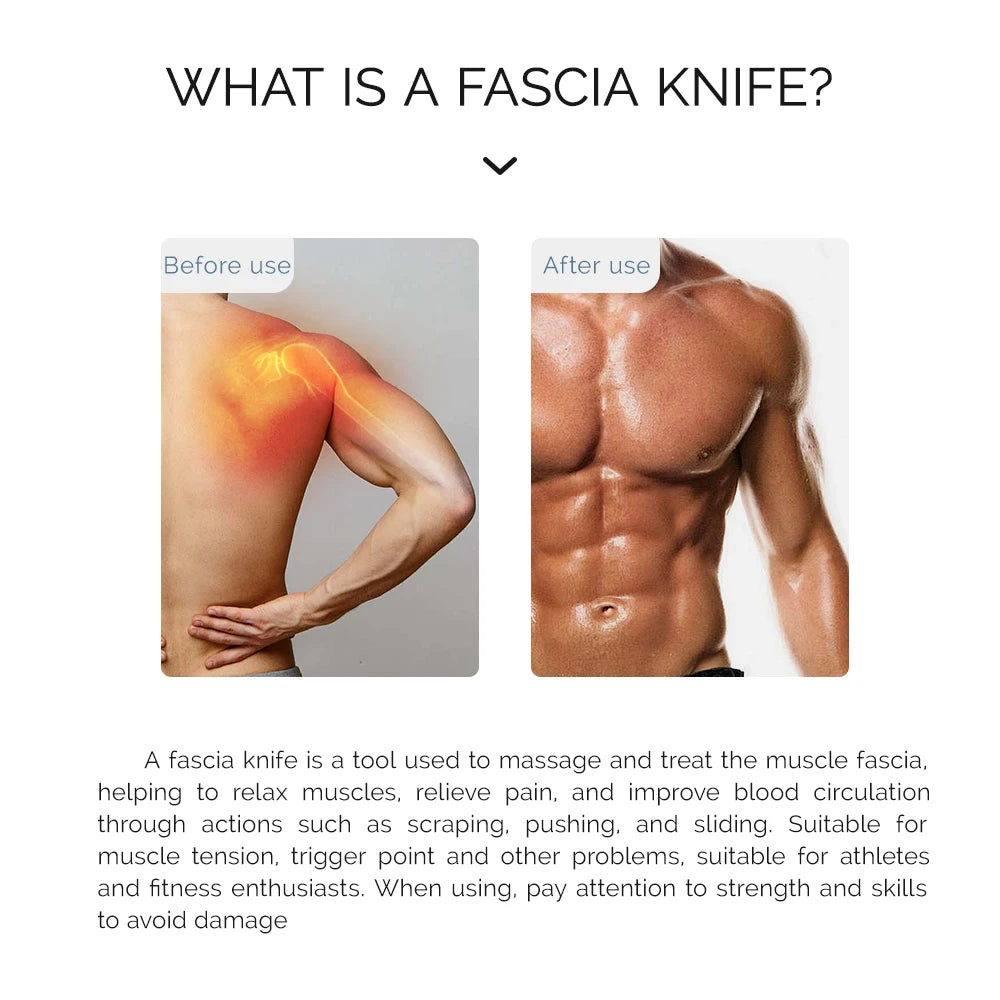 Iebilif Electric Fascia Scraper Massage Knife Micro Current