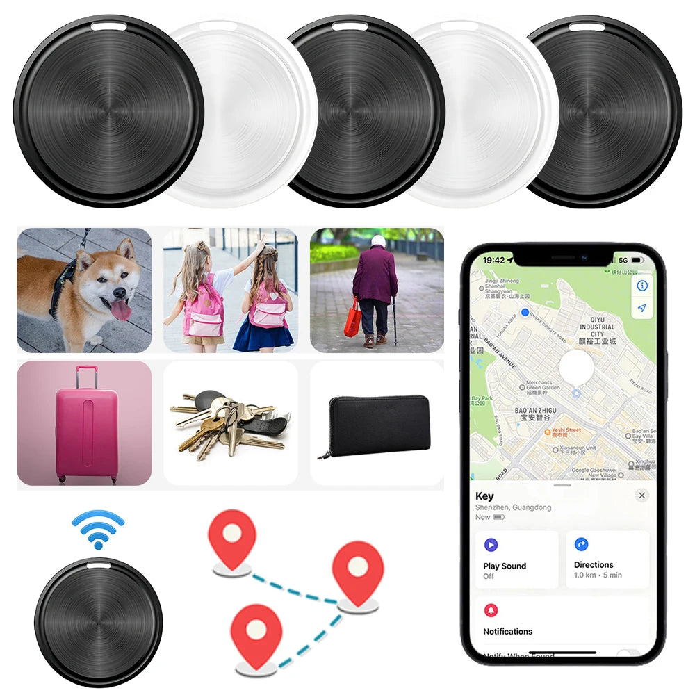 GPS Tracker Android Pet Locator Item Finder For Car Luggage