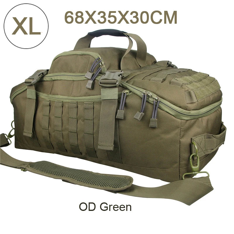 LQARMY 3 Way Duffle Bag Waterproof Travel Bag For Weekends