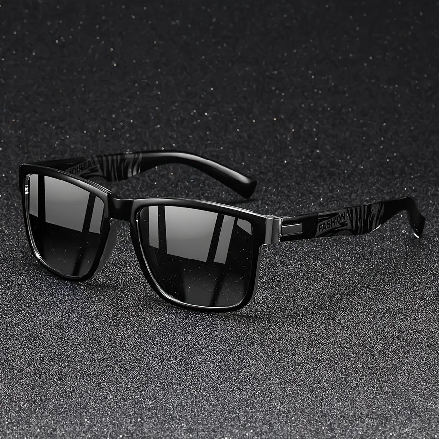 Vintage Square Polarized Sunglasses UV400 For Men And Women