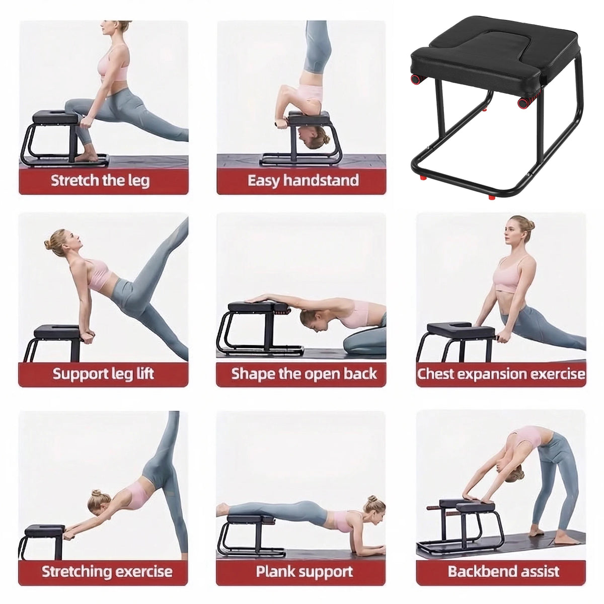 ATUOTIN Yoga Inversion Chair for Handstand Training and Fitness Workouts