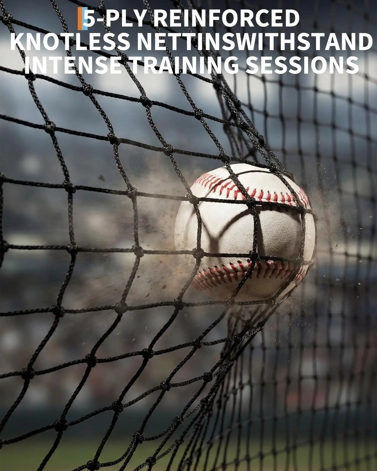 Baseball Batting Cage Net With Frame for Hitting and Pitching Practice