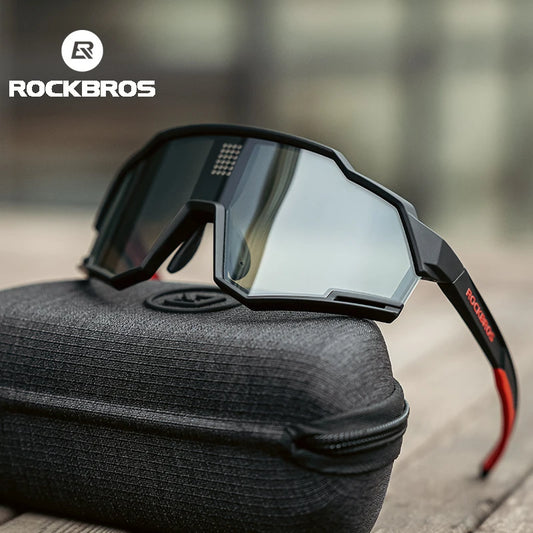 ROCKBROS Photochromic Polarized Cycling Glasses UV400 Eyewear
