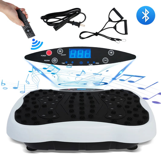 Full-Body Vibration Plate Exercise Machine For Home Gym Remote Control