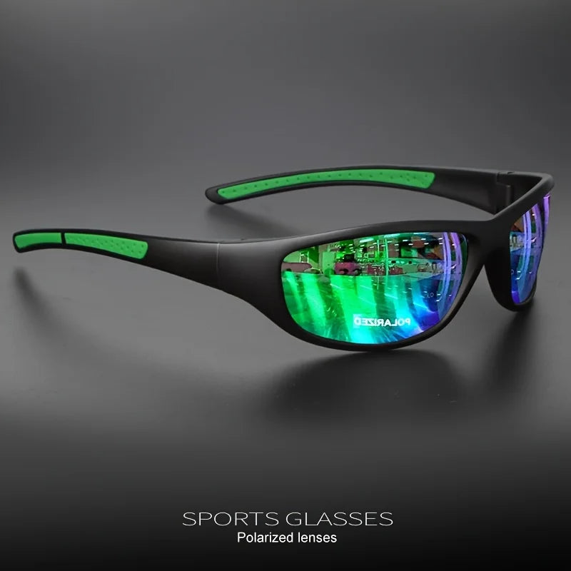VEGUROS Polarized Photochromic Wraparound Sports Sunglasses For Cycling