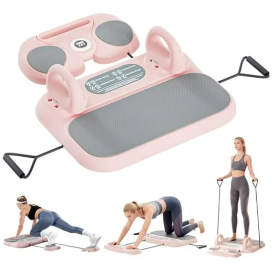 6-in-1 Pilates Reformer Board for Full Body Home Workouts