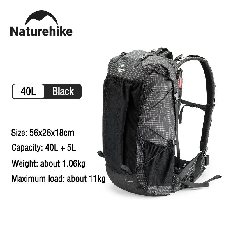 Naturehike Outdoor Mountain Backpack Waterproof Hiking Travel Bag Rain Cover