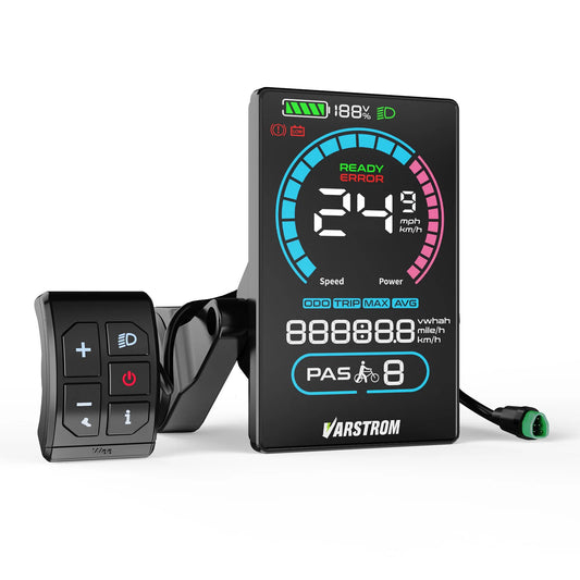 Varstrom CAN Protocol Ebike Display for Bafang Mid Drive Motors
