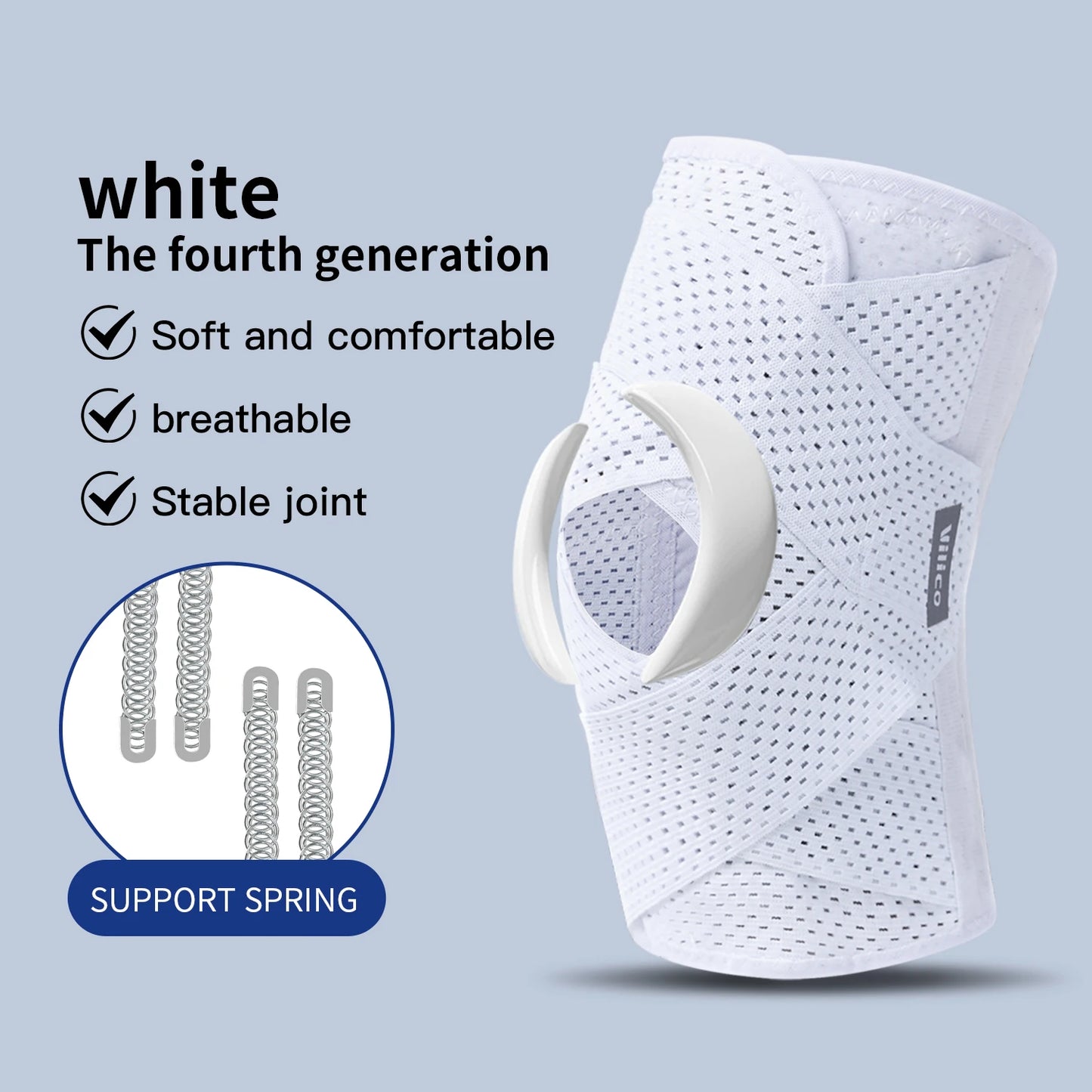 Elastic Pressurized Knee Pads Sports Knee Support Non Slip Protector