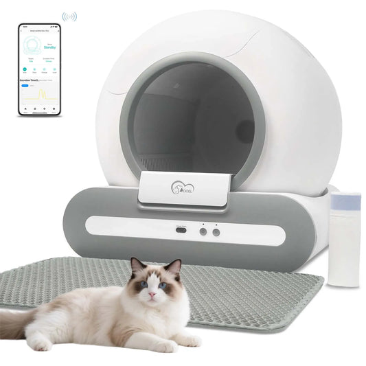 DOEL Self-Cleaning Cat Litter Box App Control 2.4G WiFi