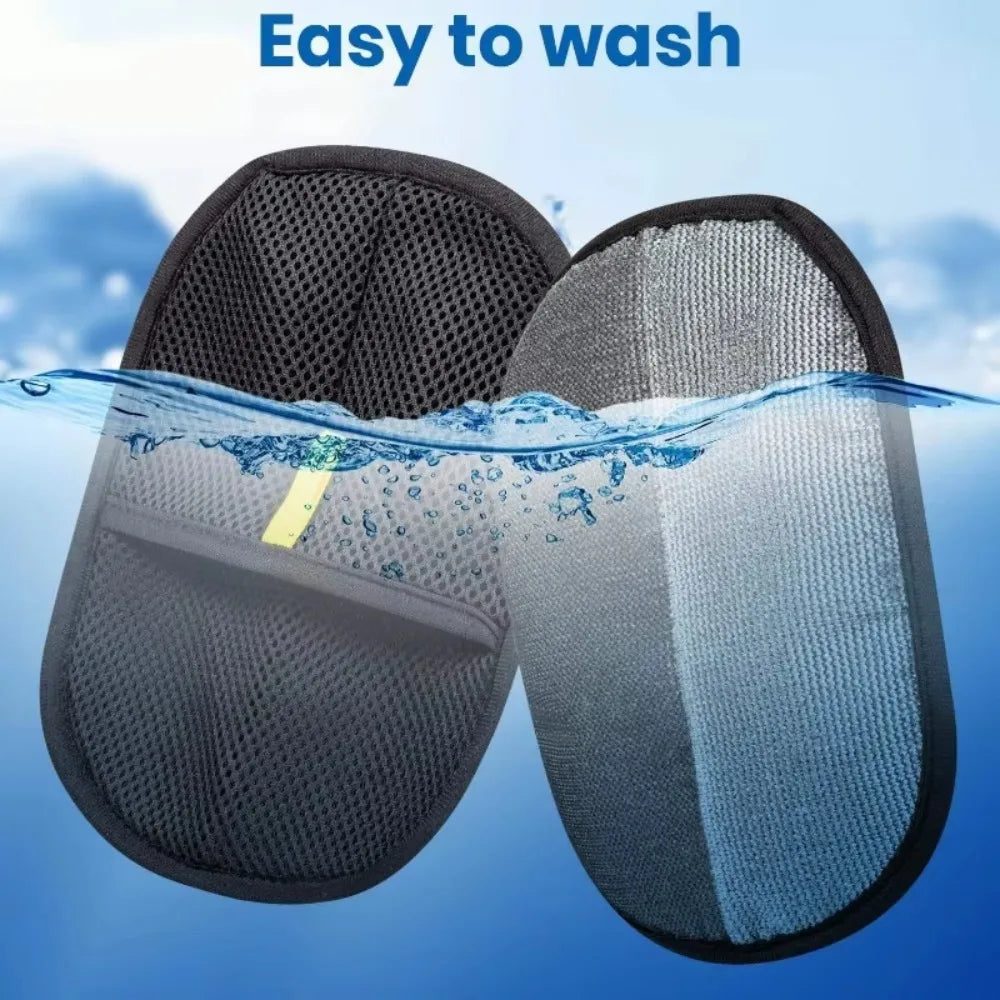 Pet Deshedding Grooming Gloves for Dogs Cats and Rabbits