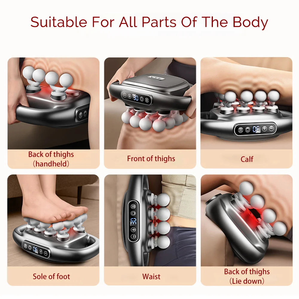 Foreverlily 16 Head Fascia Gun High Frequency Massage Gun