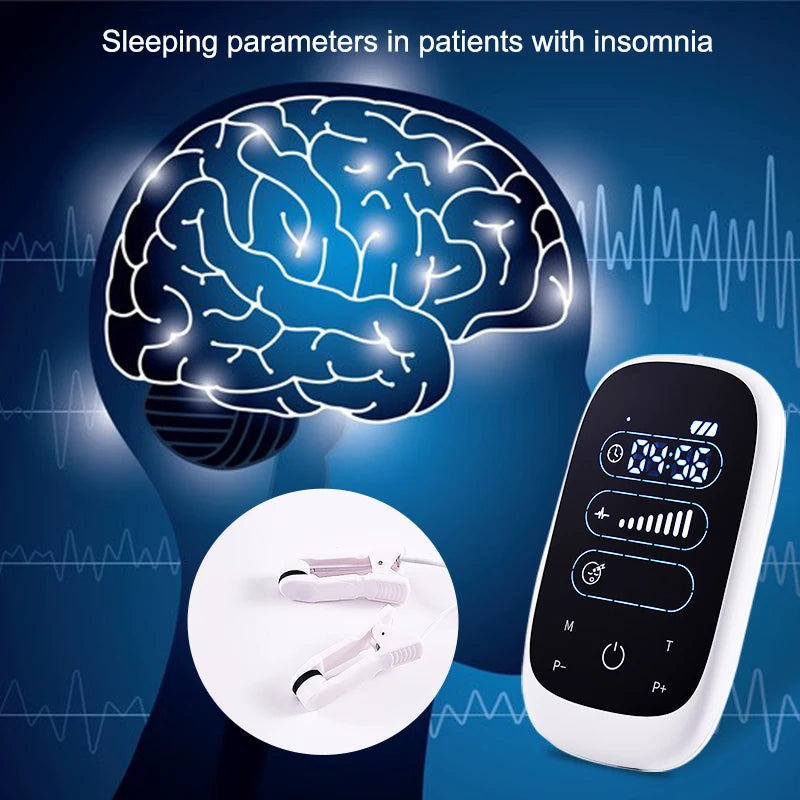 ATANG CES Insomnia Therapy Device With Ear Clip Brain Stimulation