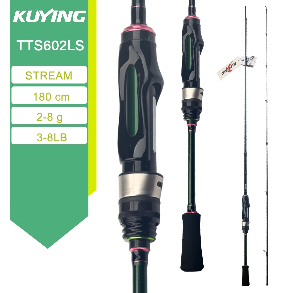KUYING TETON Spinning Casting Rod With Fuji Guides