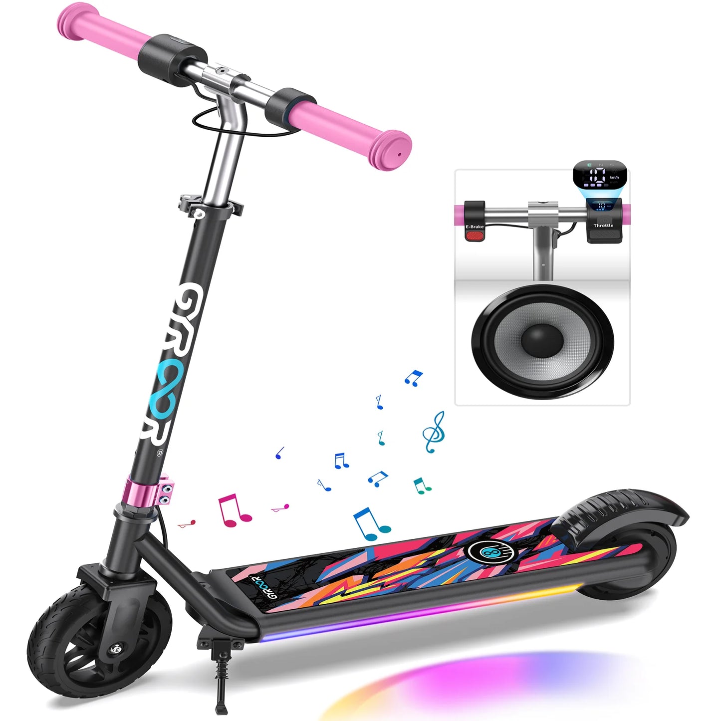 H30 Max Kids Electric Scooter With LED Display And 150W Motor