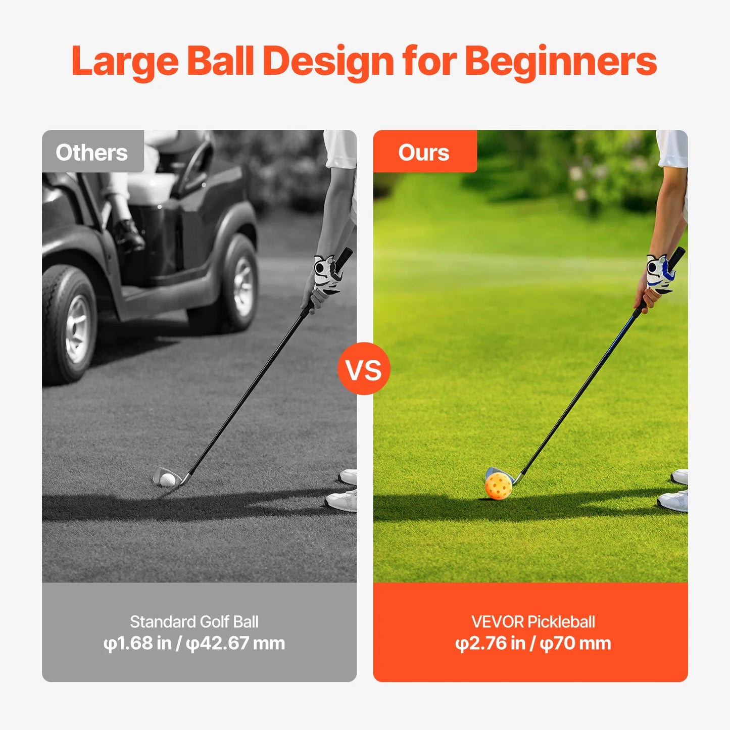 SucceBuy Backyard Golf Bucket Game For Family Outdoor Fun