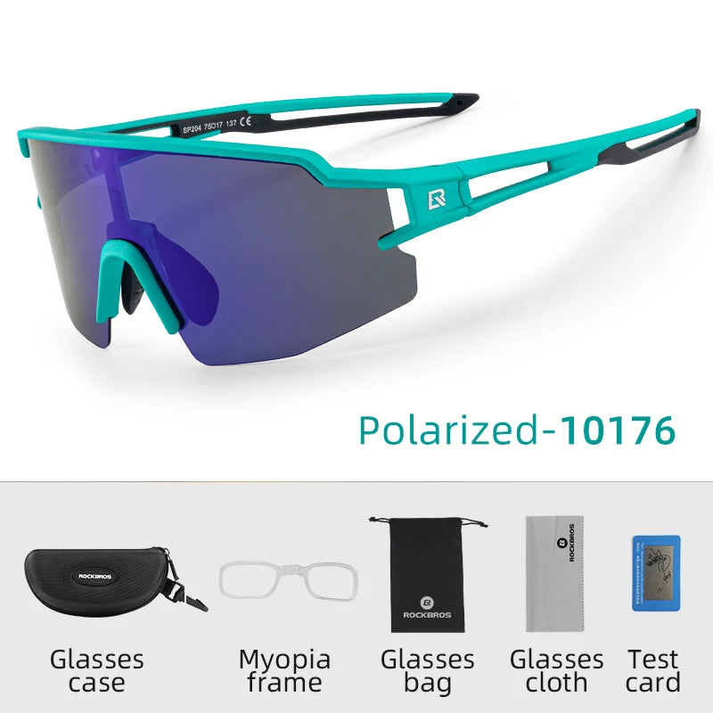 Rockbros Polarized Bike Glasses For Cycling Outdoor