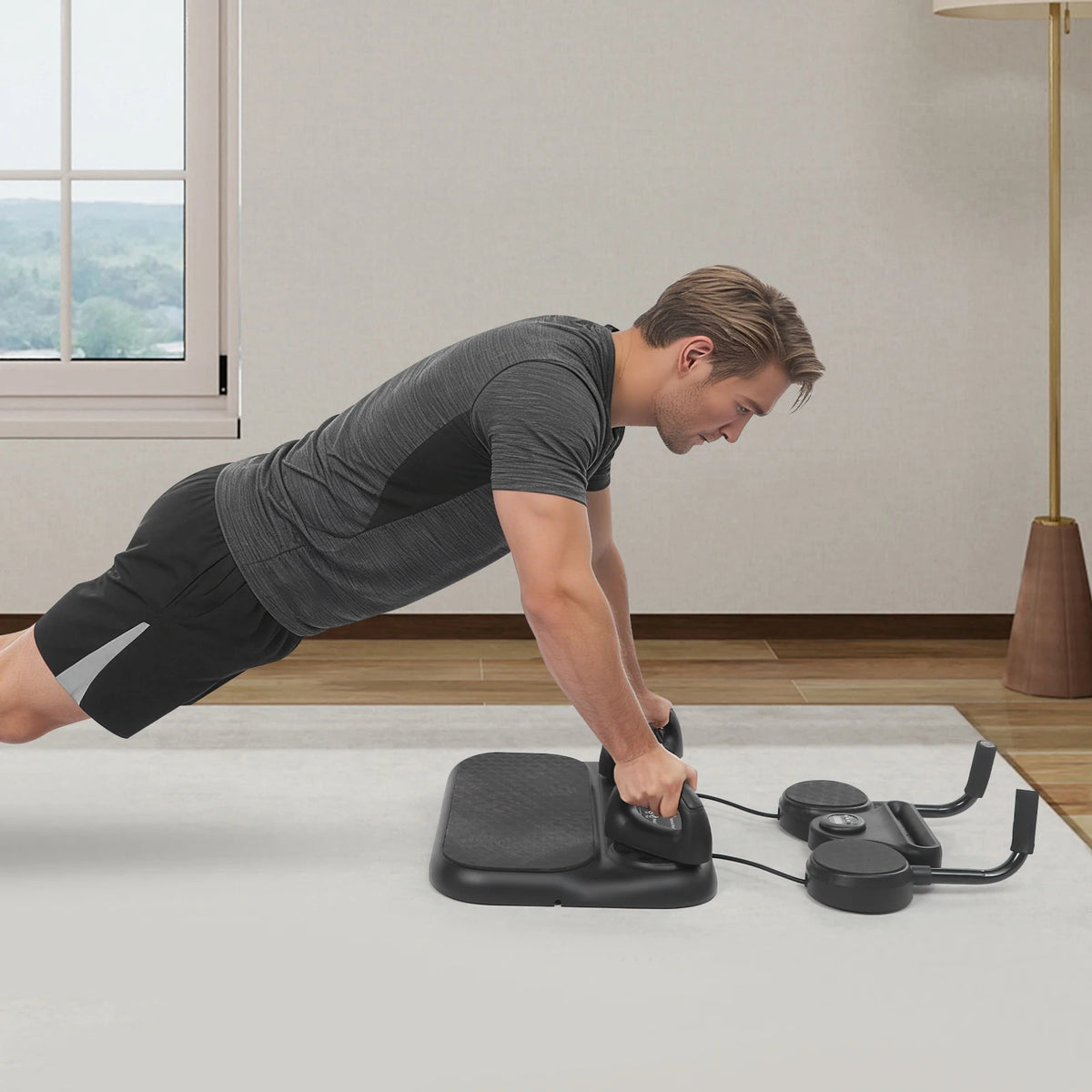Multifunctional Pilates Board Reformer Kit for Home Strength Training