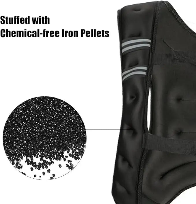 Weighted Vest For Men And Women With 12 To 30 Lbs Weights Included