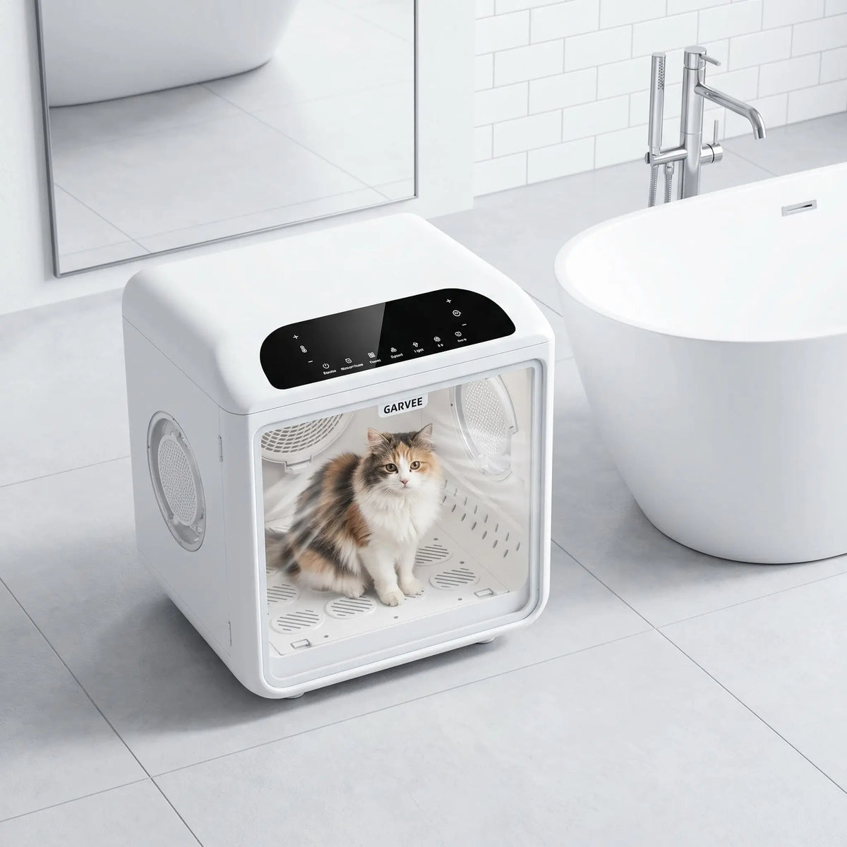 Smart Quiet Pet Drying Cabinet With All Around Airflow