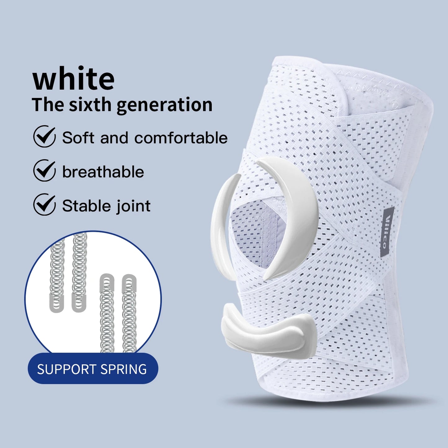 Elastic Pressurized Knee Pads Sports Knee Support Non Slip Protector