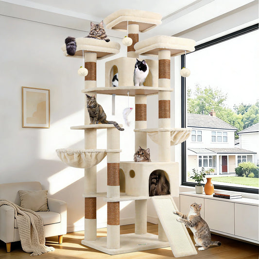 Globlazer Multi Level Cat Tree Tower with Condos and Perches