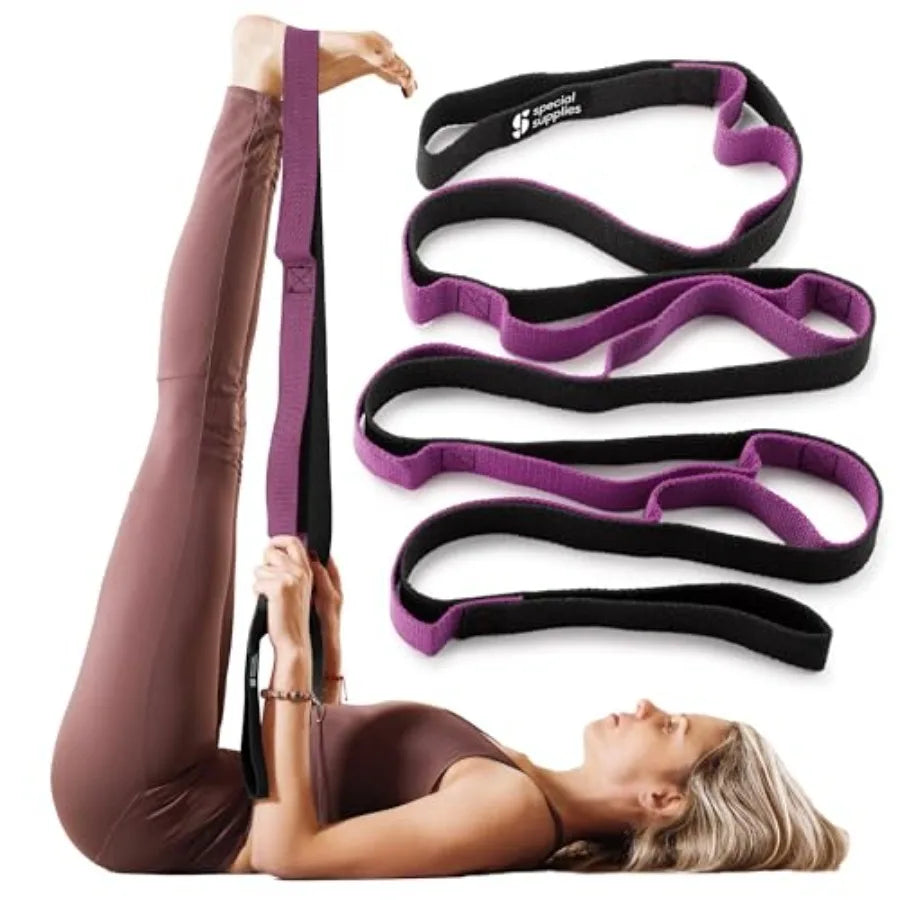 Yoga Strap for Stretching Flexibility Fitness and Physical Therapy