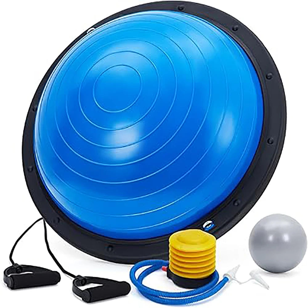 Half Exercise Ball Balance Trainer With Non-Slip Base