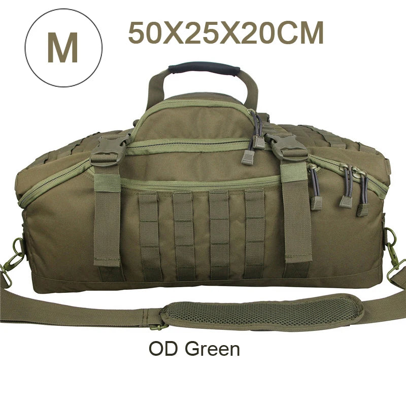 LQARMY 3 Way Duffle Bag Waterproof Travel Bag For Weekends